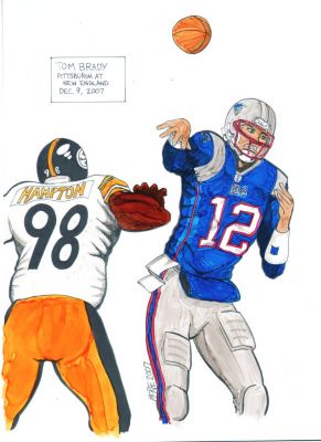 Tom Brady vs. the Steelers
