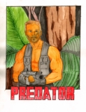 Predator-Arnold-Schwarzenegger-watercolor